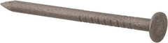 Made in USA - 3D, 14 Gauge, 1-1/4" OAL Common Nails - Smooth Shank, 18-8 Stainless Steel - USA Tool & Supply