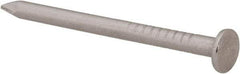 Made in USA - 4D, 14 Gauge, 1-1/2" OAL Common Nails - Smooth Shank, T304 Stainless Steel - USA Tool & Supply