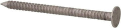 Made in USA - 3D, 14 Gauge, 1-1/4" OAL Common Nails - Ring Shank, 18-8 Stainless Steel - USA Tool & Supply