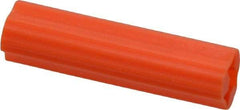 Value Collection - 3/8" Diam, 3/8" Drill, 1-1/2" OAL, 1-1/8" Min Embedment Plug Concrete Anchor - Plastic - USA Tool & Supply