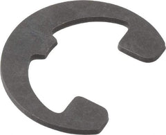 Rotor Clip - 0.396" Groove Diam, 1/2" Shaft Diam, Phosphate Steel, Reinforced E Style External Retaining Rings - 0.046" Groove Width, 0.052" Groove Depth, 0.042" Ring Thickness, Grade 1060-1090 - USA Tool & Supply