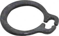 Rotor Clip - 26mm Shaft Diam, 24.9mm Groove Diam, Spring Steel Metric External SH Style Retaining Ring - USA Tool & Supply