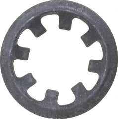 Rotor Clip - 5/16" Shaft Diam, Phosphate Steel, Self Locking External Retaining Rings - 0.015" Ring Thickness, Grade 1060-1090 - USA Tool & Supply