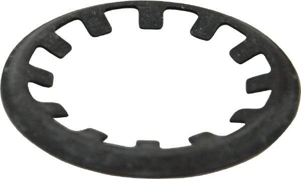 Rotor Clip - 5/8" Shaft Diam, Phosphate Steel, Self Locking External Retaining Rings - 0.015" Ring Thickness, Grade 1060-1090 - USA Tool & Supply