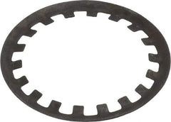 Rotor Clip - 1" Shaft Diam, Phosphate Steel, Self Locking External Retaining Rings - 0.015" Ring Thickness, Grade 1060-1090 - USA Tool & Supply