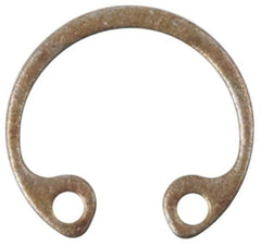 Rotor Clip - 0.042" Thick, Phosphate Finish, Steel Snap Internal Retaining Ring - 0.046" Groove Width, 0.028" Groove Depth, 0.931" Groove Diam, Grade 1060-1090 - USA Tool & Supply