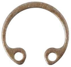 Rotor Clip - 3" Nominal, 0.093" Thick, Phosphate Finish, Spring Steel Snap Internal Retaining Ring - 0.103" Groove Width, 0.091" Groove Depth, 3.135" Groove Diam, Grade 1060-1090 - USA Tool & Supply