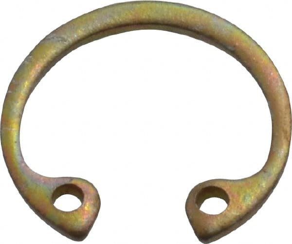 Rotor Clip - 29/64" Bore Diam, Spring Steel Internal Snap Retaining Ring - USA Tool & Supply