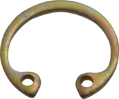 Rotor Clip - 1-3/8" Bore Diam, Spring Steel Internal Snap Retaining Ring - USA Tool & Supply