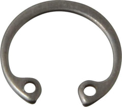 Rotor Clip - 0.025" Thick, Stainless Steel Snap Internal Retaining Ring - 0.029" Groove Width, 0.012" Groove Depth, 0.461" Groove Diam, Grade 15-7 Grade 632 - USA Tool & Supply