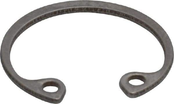 Rotor Clip - 0.035" Thick, Stainless Steel Snap Internal Retaining Ring - 0.039" Groove Width, 0.02" Groove Depth, 0.665" Groove Diam, Grade 15-7 Grade 632 - USA Tool & Supply