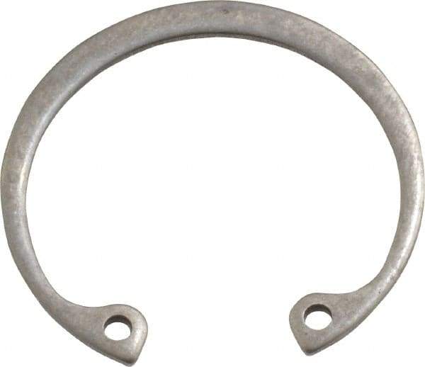 Rotor Clip - 0.042" Thick, Stainless Steel Snap Internal Retaining Ring - 0.046" Groove Width, 0.033" Groove Depth, 1.066" Groove Diam, Grade 15-7 Grade 632 - USA Tool & Supply