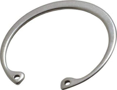 Rotor Clip - 0.062" Thick, Stainless Steel Snap Internal Retaining Ring - 0.068" Groove Width, 0.054" Groove Depth, 1.858" Groove Diam, Grade 15-7 Grade 632 - USA Tool & Supply