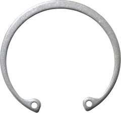 Rotor Clip - 0.062" Thick, Stainless Steel Snap Internal Retaining Ring - 0.068" Groove Width, 0.061" Groove Depth, 2.122" Groove Diam, Grade 15-7 Grade 632 - USA Tool & Supply