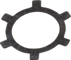 Rotor Clip - 0.01" Thick, Phosphate Finish, Steel Self Locking Internal Retaining Ring - Grade 1060-1090 - USA Tool & Supply