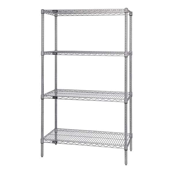 Quantum Storage - Wire Shelving Type: Wire Shelving - Starter Unit Starter or Add-On: Starter - USA Tool & Supply