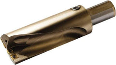 Seco - 7-1/2" Max Drill Depth, 2.5xD, 3" Diam, Indexable Insert Drill - 4 Inserts, 2" Shank Diam, Straight Shank - USA Tool & Supply