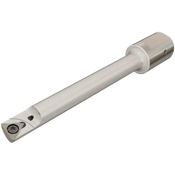 Iscar - 16mm Min Bore Diam, 141.99mm OAL, 16mm Shank Diam, IHAXF-E Indexable Boring Bar - 119.99mm Max Bore Depth, TPGX 73.. Insert - USA Tool & Supply