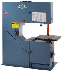 Vertical Bandsaw: Variable Speed Pulley Drive, 13″ Height Capacity 208 230 460 & 575V, 3 hp, 26″ Table Length, 26″ Table Width