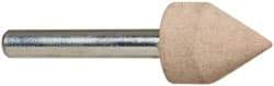 Cratex - 11/16" Head Diam x 7/8" Thickness, A14, Pointed Cylinder End, Aluminum Oxide Mounted Point - Fine Grade, 120 Grit, 30,750 RPM - USA Tool & Supply