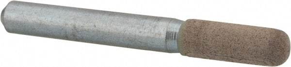 Cratex - 1/4" Head Diam x 3/4" Thickness, A24, Ball Nose End, Aluminum Oxide Mounted Point - Fine Grade, 120 Grit, 36,370 RPM - USA Tool & Supply