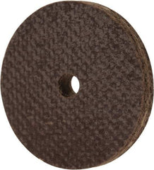 Cratex - 1" Diam x 1/8" Hole x 1/8" Thick, 54 Grit Surface Grinding Wheel - Aluminum Oxide, Type 1, Coarse Grade, 54,240 Max RPM, No Recess - USA Tool & Supply