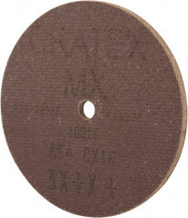 Cratex - 3" Diam x 1/4" Hole x 1/8" Thick, 54 Grit Surface Grinding Wheel - Aluminum Oxide, Type 1, Coarse Grade, 18,080 Max RPM, No Recess - USA Tool & Supply