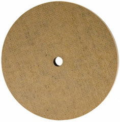 Cratex - 3" Diam x 1/4" Hole x 1/4" Thick, 120 Grit Surface Grinding Wheel - Aluminum Oxide, Type 1, Fine Grade, 12,095 Max RPM, No Recess - USA Tool & Supply