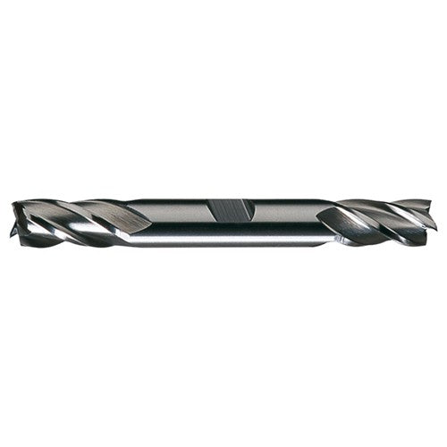 ‎5/16″ × 3/8″ × 3/4″ × 3-1/2″ RHS / RHC HSS HSS Double End 4-Flute Center Cutting Finishing End Mill - Bright