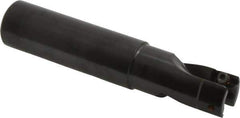 Kennametal - 1" Cut Diam, 0.404" Max Depth of Cut, 1" Shank Diam, 5" OAL, Indexable Square Shoulder End Mill - LFEW 252... Inserts, Cylindrical Shank, 0° Lead Angle - USA Tool & Supply
