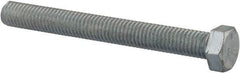Value Collection - 1/2-13 UNC, 4-1/2" Length Under Head Hex Head Cap Screw - Fully Threaded, Grade 5 Steel, Zinc-Plated Finish, 3/4" Hex - USA Tool & Supply