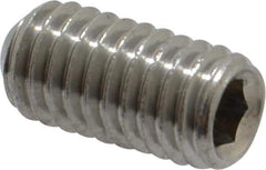 Value Collection - M6x1.00 Metric Coarse, 12mm OAL, Cup Point Set Screw - Grade 18-8 & Austenitic A2 Stainless Steel, 3mm Key - USA Tool & Supply
