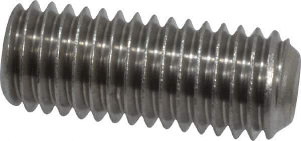 Value Collection - M10x1.50 Metric Coarse, 25mm OAL, Cup Point Set Screw - Grade 18-8 & Austenitic A2 Stainless Steel, 5mm Key - USA Tool & Supply
