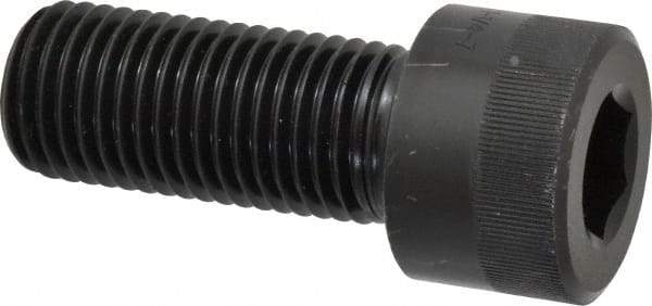 Holo-Krome - 2 - 4-1/2 UNC Hex Socket Drive, Socket Cap Screw - Alloy Steel, Black Oxide Finish, Fully Threaded, 7" Length Under Head - USA Tool & Supply