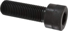 Holo-Krome - 1-1/4 - 7 UNC Hex Socket Drive, Socket Cap Screw - Alloy Steel, Black Oxide Finish, Partially Threaded, 4" Length Under Head - USA Tool & Supply