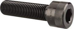 Holo-Krome - 1-1/4 - 7 UNC Hex Socket Drive, Socket Cap Screw - Alloy Steel, Black Oxide Finish, Partially Threaded, 4-1/2" Length Under Head - USA Tool & Supply