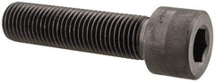 Holo-Krome - 1-1/4 - 7 UNC Hex Socket Drive, Socket Cap Screw - Alloy Steel, Black Oxide Finish, Partially Threaded, 5" Length Under Head - USA Tool & Supply