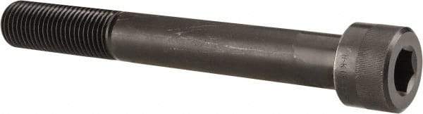 Holo-Krome - 1-1/4 - 7 UNC Hex Socket Drive, Socket Cap Screw - Alloy Steel, Black Oxide Finish, Partially Threaded, 10" Length Under Head - USA Tool & Supply