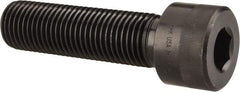 Holo-Krome - 1-1/2 - 6 UNC Hex Socket Drive, Socket Cap Screw - Alloy Steel, Black Oxide Finish, Partially Threaded, 5-1/2" Length Under Head - USA Tool & Supply