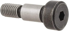 Holo-Krome - 6mm Shoulder Diam x 10mm Shoulder Length, M5x0.8 Metric Coarse, Hex Socket Shoulder Screw - 12.9 Alloy Steel, Uncoated, 4.32 to 4.5mm Head Height x 9.78 to 10mm Head Diam - USA Tool & Supply