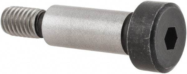Holo-Krome - 8mm Shoulder Diam x 20mm Shoulder Length, M6x1 Metric Coarse, Hex Socket Shoulder Screw - 12.9 Alloy Steel, Uncoated, 5.32 to 5.5mm Head Height x 12.73 to 13mm Head Diam - USA Tool & Supply