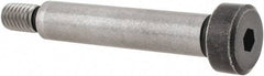 Holo-Krome - 8mm Shoulder Diam x 40mm Shoulder Length, M6x1 Metric Coarse, Hex Socket Shoulder Screw - 12.9 Alloy Steel, Uncoated, 5.32 to 5.5mm Head Height x 12.73 to 13mm Head Diam - USA Tool & Supply