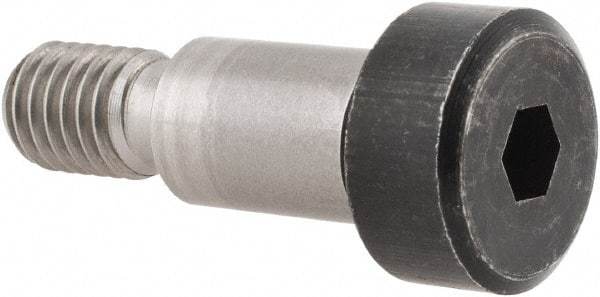 Holo-Krome - 10mm Shoulder Diam x 16mm Shoulder Length, M8x1.25 Metric Coarse, Hex Socket Shoulder Screw - 12.9 Alloy Steel, Uncoated, 6.78 to 7mm Head Height x 15.73 to 16mm Head Diam - USA Tool & Supply