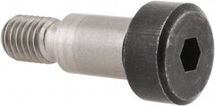 Holo-Krome - 10mm Shoulder Diam x 16mm Shoulder Length, M8x1.25 Metric Coarse, Hex Socket Shoulder Screw - 12.9 Alloy Steel, Uncoated, 6.78 to 7mm Head Height x 15.73 to 16mm Head Diam - USA Tool & Supply