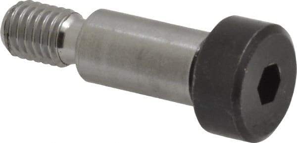 Holo-Krome - 10mm Shoulder Diam x 20mm Shoulder Length, M8x1.25 Metric Coarse, Hex Socket Shoulder Screw - 12.9 Alloy Steel, Uncoated, 6.78 to 7mm Head Height x 15.73 to 16mm Head Diam - USA Tool & Supply