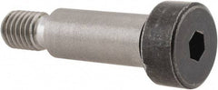 Holo-Krome - 10mm Shoulder Diam x 25mm Shoulder Length, M8x1.25 Metric Coarse, Hex Socket Shoulder Screw - 12.9 Alloy Steel, Uncoated, 6.78 to 7mm Head Height x 15.73 to 16mm Head Diam - USA Tool & Supply