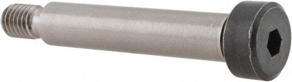 Holo-Krome - 10mm Shoulder Diam x 50mm Shoulder Length, M8x1.25 Metric Coarse, Hex Socket Shoulder Screw - 12.9 Alloy Steel, Uncoated, 6.78 to 7mm Head Height x 15.73 to 16mm Head Diam - USA Tool & Supply