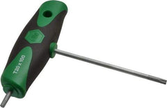 Wiha - T20 T-Handle Cushion Grip Torx Key Set - 100mm Length Under Head, T20 Torx Size - USA Tool & Supply