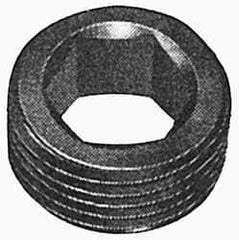 Holo-Krome - 7/16-14 UNC, 7/32" OAL, Socket Jam Screw - 7/32" Hex Key, Alloy Steel, Uncoated - USA Tool & Supply
