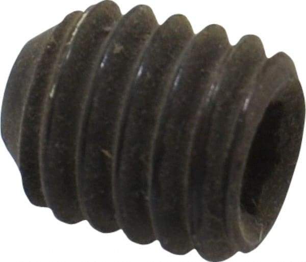 Holo-Krome - 3/8-16 UNC, 7/16" OAL, Cup Point Set Screw - Grade 8 Alloy Steel, 3/16" Key - USA Tool & Supply